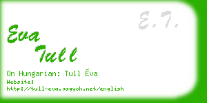 eva tull business card